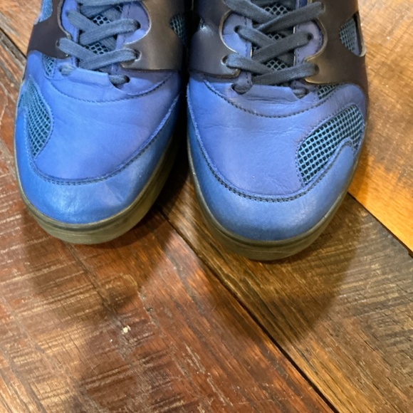 Rare Alexander McQueen x Puma MCQ Blue High Top Sneakers M 11 Designer Collab - Picture 5 of 16